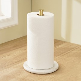 Short Paper Towel Holder, Black Kitchen Roll Holder, Premium Stainless  Steel Paper Towel Holder for Kitche Countertop, 10.43 * 5.51 * 0.24 in